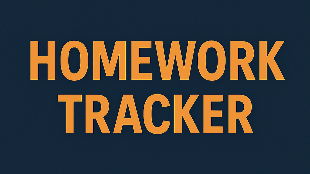 Homework-Tracker